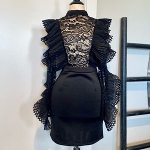 Sexy Black Lace Dress from AKRIA
